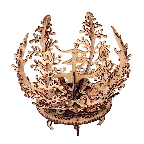 PERSELOSO 1Stück DIY Holzpuzzle Blumenmodell Kreatives Ballett Mädchen Puzzle zur Tischdekoration für Ihr Zimmer oder Wohnzimmer aus Hochwertigem Holz Gefertigt Exquisites Design von PERSELOSO