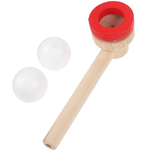 PERSELOSO 1Stück Holz Blasendes Ballspielzeug für Schwebender Pusteball und Sicher Fördert Motorik und Koordination für Familienaktivitäten PERSELOSO 1Stück Holz Blasendes Ballspielzeug für Schwebender Pusteball und Sicher Fördert Motorik und Koordination für Familienaktivitäten von PERSELOSO