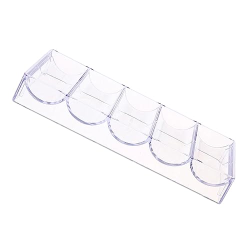 PERSELOSO 1Stück Poker Chips Box Transparent Chips Aufbewahrung Langlebiger Poker Chips Speicherorganisator Für Pokerliebhaber Design Zur Einfachen von PERSELOSO