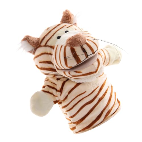 PERSELOSO 1stk Handpuppe -Elefanten-anhänger Sukkulenten Perlenring Babygriff Handhaben Bausatz Untertasse Kindergriff Mini- Bastelpapier Tierfigur Tierpuppen Brown Pp Baumwolle von PERSELOSO