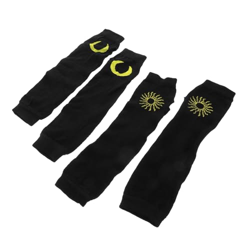 PERSELOSO 2 Paar Cosplay Ninja Halbfingerhandschuhe Für Kinder Fingerlose Handschuhe Ninja Ellbogen Länge Gotische Fäustlinge Dame Armwärmer Ninja Kostüm PERSELOSO 2 Paar Cosplay Ninja Halbfingerhandschuhe Für Kinder Fingerlose Handschuhe Ninja Ellbogen Länge Gotische Fäustlinge Dame Armwärmer Ninja Kostüm von PERSELOSO