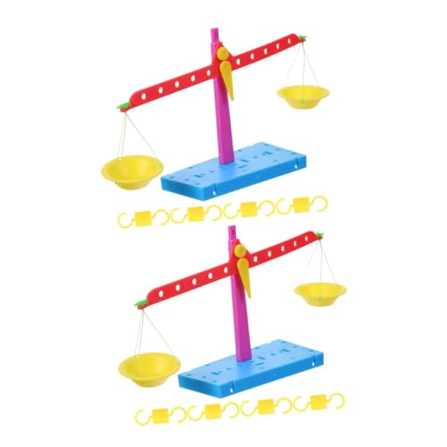 PERSELOSO 2 Pcs DIY Science Experiment Hebel Gleichgewichtskala Für Kinder Stem Education Toy Balance Scale Spielzeug Mathematik -lernspielzeug Für Zuhause Und Schule von PERSELOSO