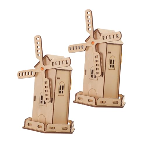 PERSELOSO 2 Sätze DIY Solar Windmill Modellbausatz für Jungen aus Holz Einfach zu Montierendes Stem für Fördert und Beobachtungsfähigkeiten für Geburtstage und Weihnachten PERSELOSO 2 Sätze DIY Solar Windmill Modellbausatz für Jungen aus Holz Einfach zu Montierendes Stem für Fördert und Beobachtungsfähigkeiten für Geburtstage und Weihnachten von PERSELOSO