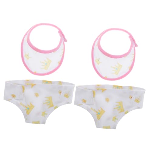 PERSELOSO 2 Sätze Puppenunterwäsche Wässriges Handtuch Babyzubehör Babypuppen -erklärungen Waschbare Unterhose Für Babypuppen Boy Puppenzubehör Puppen-Outfits Babydoll-Windeln Stoff PERSELOSO 2 Sätze Puppenunterwäsche Wässriges Handtuch Babyzubehör Babypuppen -erklärungen Waschbare Unterhose Für Babypuppen Boy Puppenzubehör Puppen-Outfits Babydoll-Windeln Stoff von PERSELOSO