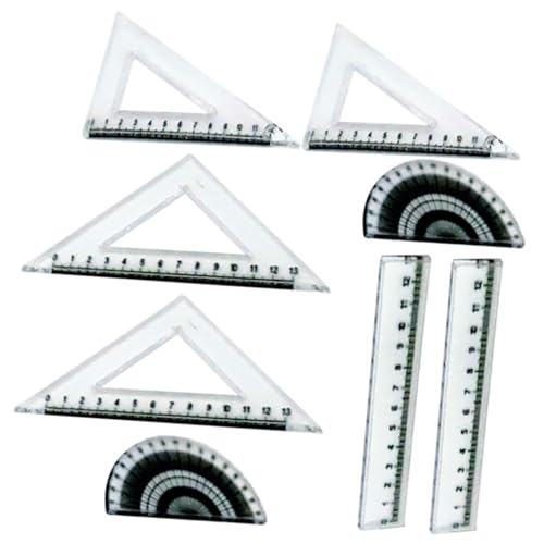 PERSELOSO 2 Satz Puppenhaus Mini-Lineal bastelzeug puppenhauszubehör Spielzeugwerkzeuge Werkzeug puppenzubehör Simulation Mini-Lineal Miniatur-Puppenhaus-Lineale Mini-Lineale von PERSELOSO