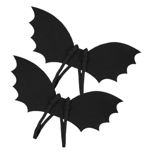 PERSELOSO 2 Sets Halloween Cosplay Fledermausflügel Für Kinder Drachenkostüm Flügel Outfits Dämonenflügel Eva Schwarze Fledermausflügel Kleid Jungen Vampirkostüm Flügel PERSELOSO 2 Sets Halloween Cosplay Fledermausflügel Für Kinder Drachenkostüm Flügel Outfits Dämonenflügel Eva Schwarze Fledermausflügel Kleid Jungen Vampirkostüm Flügel von PERSELOSO