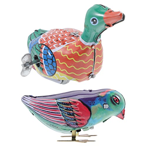 PERSELOSO 2 Stück Aufziehspielzeug Nostalgische Magpie und Enten Figuren Mechanische Spielzeuge für Frühes Lernen für Kinderhände Batteriefrei Sicher und Einfach zu Bedienen PERSELOSO 2 Stück Aufziehspielzeug Nostalgische Magpie und Enten Figuren Mechanische Spielzeuge für Frühes Lernen für Kinderhände Batteriefrei Sicher und Einfach zu Bedienen von PERSELOSO