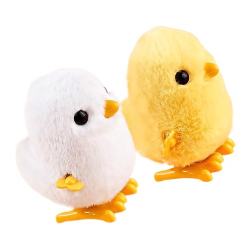 PERSELOSO 2 Stück Aufziehspielzeug Plüsch Küken und Huhn Springendes Tier für Partygeschenk Dekoration für Anlässe Wie Ostern und Geburtstage PERSELOSO 2 Stück Aufziehspielzeug Plüsch Küken und Huhn Springendes Tier für Partygeschenk Dekoration für Anlässe Wie Ostern und Geburtstage von PERSELOSO