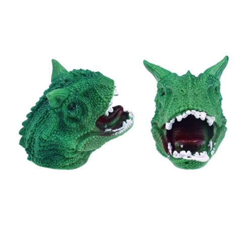 PERSELOSO 2 Stück Fingerspielzeug für interaktives Interactive Toys Rollenspiele Kreatives Educational Toys Puppen Lernspielzeug König Marionetten Green PERSELOSO 2 Stück Fingerspielzeug für interaktives Interactive Toys Rollenspiele Kreatives Educational Toys Puppen Lernspielzeug König Marionetten Green von PERSELOSO