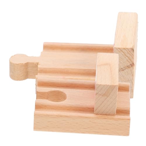 PERSELOSO 2 Stück Holzbahn Stoppschienen für DIY Eisenbahnen Holzgleise für Kreative Spielzeugeisenbahnen Stabil und Sicher für Basteln PERSELOSO 2 Stück Holzbahn Stoppschienen für DIY Eisenbahnen Holzgleise für Kreative Spielzeugeisenbahnen Stabil und Sicher für Basteln von PERSELOSO