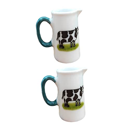 PERSELOSO 2 Stück Keramik Mini Cups Dekorative Mini Milk Cup Spielzeug Mini House Toys PERSELOSO 2 Stück Keramik Mini Cups Dekorative Mini Milk Cup Spielzeug Mini House Toys von PERSELOSO