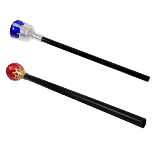 PERSELOSO 2 Stück Königszepter Blase für Halloween-Cosplay für Zubehör Kinderpartyspiele Halloween Props Halloween Accessories Party-Cosplay-Requisite für Plastik PERSELOSO 2 Stück Königszepter Blase für Halloween-Cosplay für Zubehör Kinderpartyspiele Halloween Props Halloween Accessories Party-Cosplay-Requisite für Plastik von PERSELOSO