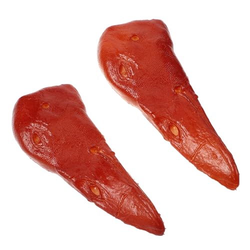 PERSELOSO 2 Stück Künstliches Essen, Gekochtes Gebratenes Entenfleisch, Simulierte Lebensmitteldekoration, Lebensmitteldekoration, Realistische Entenköpfe, Lebensmittelmodell, Gefälschte PERSELOSO 2 Stück Künstliches Essen, Gekochtes Gebratenes Entenfleisch, Simulierte Lebensmitteldekoration, Lebensmitteldekoration, Realistische Entenköpfe, Lebensmittelmodell, Gefälschte von PERSELOSO