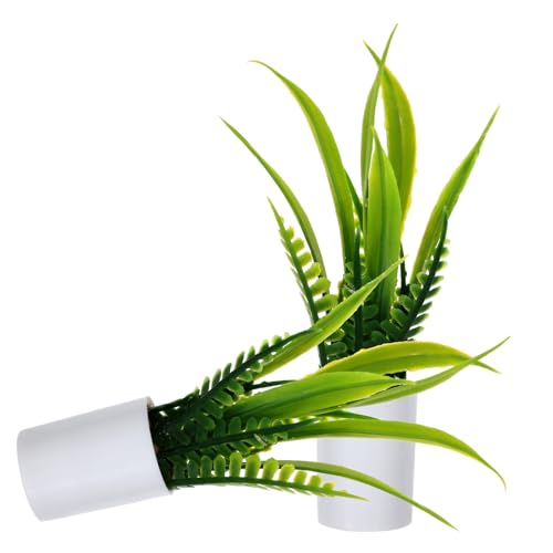 PERSELOSO 2 Stück Mini-Topfgrünpflanzen Wohnkultur Anlage künstlich drinnen Fälschung gefälscht Miniaturpflanzen winziges Bonsai- Puppenhaus-Requisite Zubehör für Puppenhäuser Plastik PERSELOSO 2 Stück Mini-Topfgrünpflanzen Wohnkultur Anlage künstlich drinnen Fälschung gefälscht Miniaturpflanzen winziges Bonsai- Puppenhaus-Requisite Zubehör für Puppenhäuser Plastik von PERSELOSO