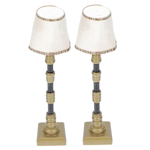 PERSELOSO 2 Stück Miniatur Lampe Dekorative Stehlampe für Puppenhäuser Realistische Details aus Strapazierfähigem Harz Gefertigt für Kreative DIY Projekte und Mini Haus Dekoration PERSELOSO 2 Stück Miniatur Lampe Dekorative Stehlampe für Puppenhäuser Realistische Details aus Strapazierfähigem Harz Gefertigt für Kreative DIY Projekte und Mini Haus Dekoration von PERSELOSO