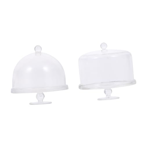 PERSELOSO 2 Stück Nahrungs- Und Spielzubehör Mini-tortenständer Kuchenkuppel Puppenhausspielzeug Miniatur-Zeug Mini Tortenständer Puppenhaus-miniaturen Miniatur-puppenhauszubehör Plastik PERSELOSO 2 Stück Nahrungs- Und Spielzubehör Mini-tortenständer Kuchenkuppel Puppenhausspielzeug Miniatur-Zeug Mini Tortenständer Puppenhaus-miniaturen Miniatur-puppenhauszubehör Plastik von PERSELOSO
