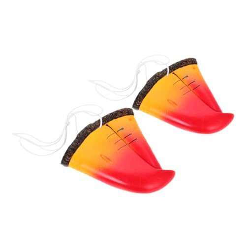 PERSELOSO 2 Stück Papagei Schnabel Maske Realistische Tier Nase für Halloween Cosplay Wiederverwendbare Vogelnase für Kostümdekoration und Tierverkleidungen von PERSELOSO