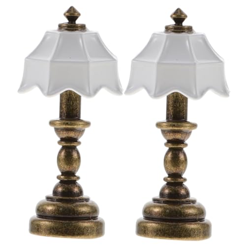 PERSELOSO 2 Stück Puppenhaus Nachttischlampe Puppenhauszubehör Spielzeughaus Miniatur Szene Puppenhäuser Mini-lampenverzierung Mini- -stehlampe Mini-hausschmuck Coffee Eisen PERSELOSO 2 Stück Puppenhaus Nachttischlampe Puppenhauszubehör Spielzeughaus Miniatur Szene Puppenhäuser Mini-lampenverzierung Mini- -stehlampe Mini-hausschmuck Coffee Eisen von PERSELOSO