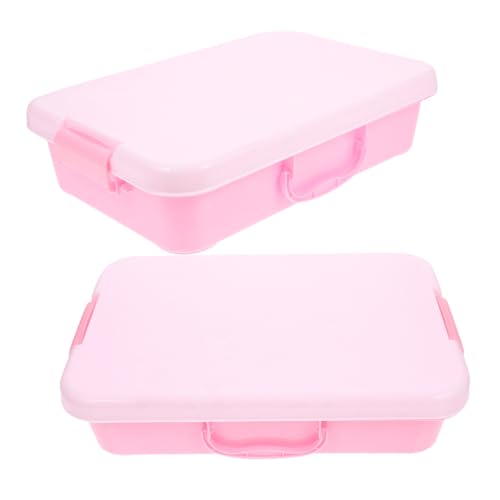 PERSELOSO 2 Stück Sandtisch-Aufbewahrungsbox Spielzeugkorb Bausatz Lagerkorb Aufbewahrungskorb aus Weidengeflecht mit Deckel Weidenkorb Strand Aktivitäten Sandbox Lustiges Abs Rosa PERSELOSO 2 Stück Sandtisch-Aufbewahrungsbox Spielzeugkorb Bausatz Lagerkorb Aufbewahrungskorb aus Weidengeflecht mit Deckel Weidenkorb Strand Aktivitäten Sandbox Lustiges Abs Rosa von PERSELOSO