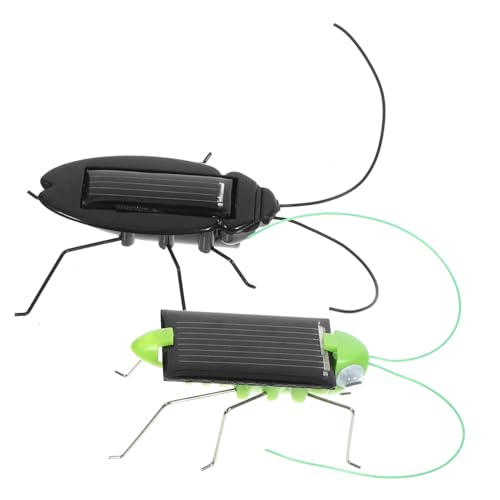 PERSELOSO 2 Stück Solarbetriebenes Insektenspielzeug Lehrreiches Simulation für Schüler Kennenzulernen Kakerlake PERSELOSO 2 Stück Solarbetriebenes Insektenspielzeug Lehrreiches Simulation für Schüler Kennenzulernen Kakerlake von PERSELOSO