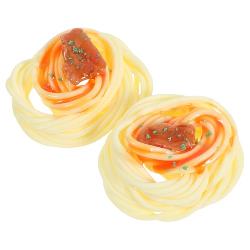PERSELOSO 2 Stück Spaghetti Modelle für Restaurantdekoration Künstliche Lebensmittel für Partys und Theateraufführungen PERSELOSO 2 Stück Spaghetti Modelle für Restaurantdekoration Künstliche Lebensmittel für Partys und Theateraufführungen von PERSELOSO