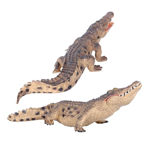 PERSELOSO 2 Stück Teiliges Krokodil Modellspielzeug Realistisches Tiermodell aus Beweglicher für Kinderzimmer und Wohnraumdekoration PERSELOSO 2 Stück Teiliges Krokodil Modellspielzeug Realistisches Tiermodell aus Beweglicher für Kinderzimmer und Wohnraumdekoration von PERSELOSO