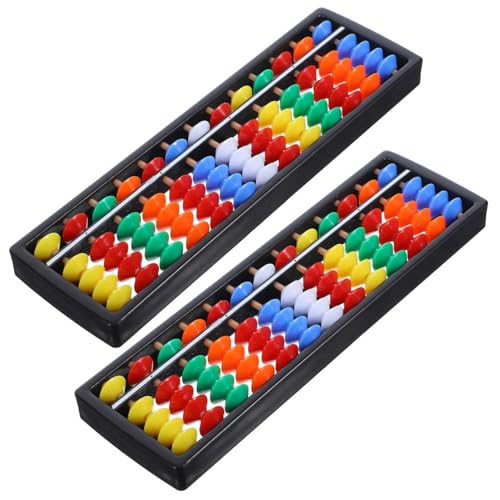 PERSELOSO 2 Stück Teiliges Retro Kunststoff Rechenrahmen Lernspielzeug mit Reihen und Bunten Perlen Pädagogisches Rechenhilfsmittel für Erwachsene Langlebiges für Mathematikunterricht und PERSELOSO 2 Stück Teiliges Retro Kunststoff Rechenrahmen Lernspielzeug mit Reihen und Bunten Perlen Pädagogisches Rechenhilfsmittel für Erwachsene Langlebiges für Mathematikunterricht und von PERSELOSO