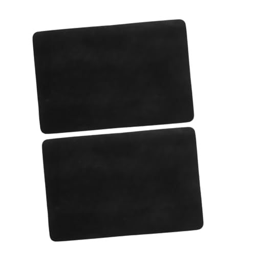 PERSELOSO 2 Stück Zauberkartenmatte Brettspiel-tischmatte Brettspiel Matte Spielmatte Karte Tischmatte Pokertischmatte Spieltischmatte Mahjong-Matte Für Den Tisch Stoff Black von PERSELOSO