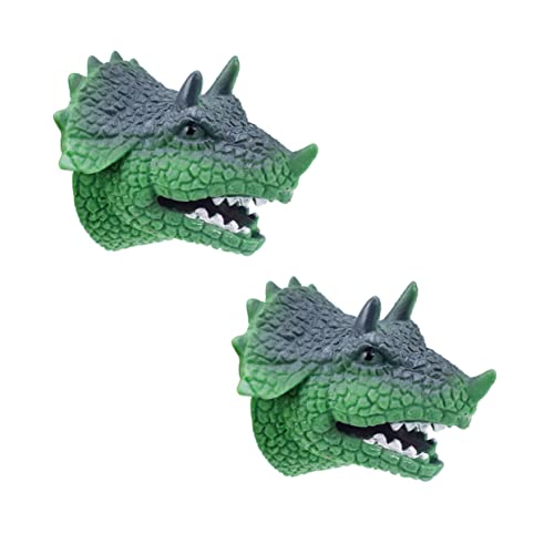 PERSELOSO 2 Stücke Dinosaurier-handpuppe Rollenspiel Handpuppe Green von PERSELOSO