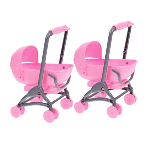 PERSELOSO 2 Stücke Spielzeugkinderwagen für Geburtstagsgeschenk für kinderspielzeug Kinderwagen Zubehör für Babypuppen Puppenwagen für Kleinkinder 1-3 Puppensachen PERSELOSO 2 Stücke Spielzeugkinderwagen für Geburtstagsgeschenk für kinderspielzeug Kinderwagen Zubehör für Babypuppen Puppenwagen für Kleinkinder 1-3 Puppensachen von PERSELOSO