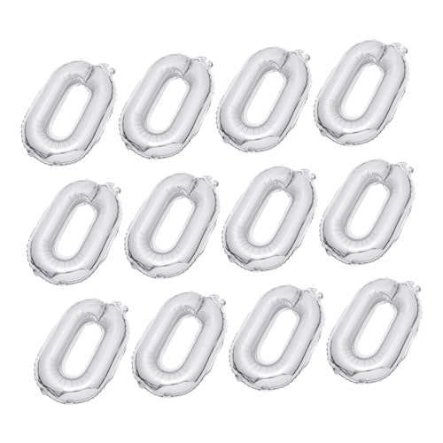 PERSELOSO 20 Stück Folienballons Partyzubehör Silbernummer Luftballons dekorativer Luftballon Dekorationen Nummer Ballon zahlen luftballon Partyballon Partyversorgung Aluminiumfolie PERSELOSO 20 Stück Folienballons Partyzubehör Silbernummer Luftballons dekorativer Luftballon Dekorationen Nummer Ballon zahlen luftballon Partyballon Partyversorgung Aluminiumfolie von PERSELOSO