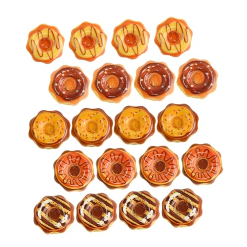 PERSELOSO 20 Stück Miniatur-Donuts Stellen Sie Sich Essens-Requisiten vor winziges Lebensmittelmodell süßigkeiten dekorative gefälschte Nahrungsstütze Mini -Hausdekorationen Harz PERSELOSO 20 Stück Miniatur-Donuts Stellen Sie Sich Essens-Requisiten vor winziges Lebensmittelmodell süßigkeiten dekorative gefälschte Nahrungsstütze Mini -Hausdekorationen Harz von PERSELOSO