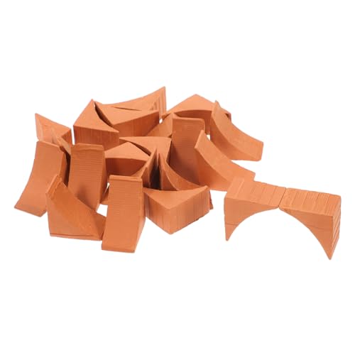 PERSELOSO 20 Stück Miniaturziegel DIY Gartenbausteine für Puppenhaus Mikro Landschaften Hochrealistisch und Wiederverwendbar für Kreative Bastelprojekte PERSELOSO 20 Stück Miniaturziegel DIY Gartenbausteine für Puppenhaus Mikro Landschaften Hochrealistisch und Wiederverwendbar für Kreative Bastelprojekte von PERSELOSO