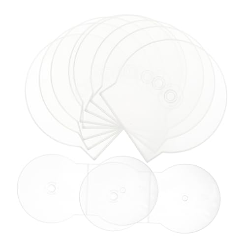 PERSELOSO 20 Stück Runde DVD-hüllen Aus Kunststoff, Clamshell-disc-Halter, Durchsichtiger Aufbewahrungsbehälter, Einzeljuwelenschutz Für Filmmusik, Retro-Archive PERSELOSO 20 Stück Runde DVD-hüllen Aus Kunststoff, Clamshell-disc-Halter, Durchsichtiger Aufbewahrungsbehälter, Einzeljuwelenschutz Für Filmmusik, Retro-Archive von PERSELOSO