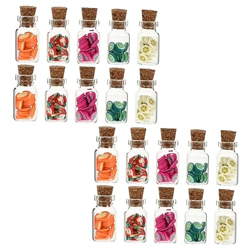 PERSELOSO 20 Stück Simulierte Obstkonserven Dekoration Miniaturen Puppenhaus Obstglas Mikro Landschafts Requisite Puppenhaus Glas Zum Schmücken Von Lebensmitteln Obstglas PERSELOSO 20 Stück Simulierte Obstkonserven Dekoration Miniaturen Puppenhaus Obstglas Mikro Landschafts Requisite Puppenhaus Glas Zum Schmücken Von Lebensmitteln Obstglas von PERSELOSO