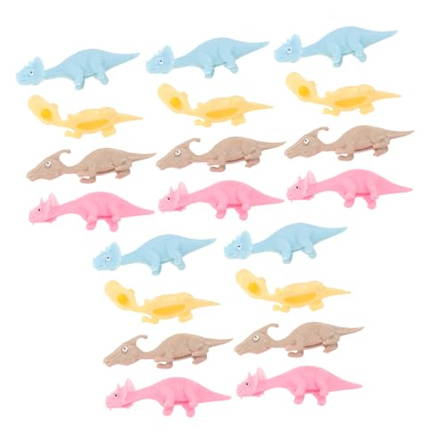 PERSELOSO 20 Stück Teiliges Elastische Dinosaurier Spielzeuge Finger für Party Mitgebsel Zufällige Farben Stressabbau und Spaß für Drinnen und Draußen PERSELOSO 20 Stück Teiliges Elastische Dinosaurier Spielzeuge Finger für Party Mitgebsel Zufällige Farben Stressabbau und Spaß für Drinnen und Draußen von PERSELOSO
