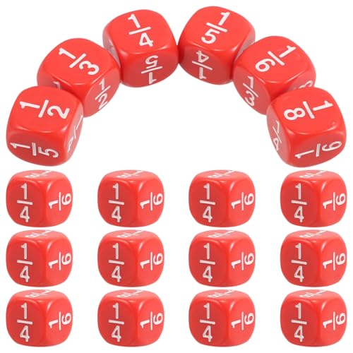 PERSELOSO 20 Stück Teiliges Runder Multi Facetten Bruchwürfel für Mathematisches Lernspielzeug für Klassenzimmer und Zuhause aus Strapazierfähigem Verbessert Bruchverständnis und PERSELOSO 20 Stück Teiliges Runder Multi Facetten Bruchwürfel für Mathematisches Lernspielzeug für Klassenzimmer und Zuhause aus Strapazierfähigem Verbessert Bruchverständnis und von PERSELOSO