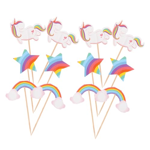PERSELOSO 24 Stück Cartoon Cupcake Topper für Mädchen Dekoration für Geburtstagsfeiern Thematische Kuchendekoration Süße Dessert Picks für Kinderfeiern PERSELOSO 24 Stück Cartoon Cupcake Topper für Mädchen Dekoration für Geburtstagsfeiern Thematische Kuchendekoration Süße Dessert Picks für Kinderfeiern von PERSELOSO