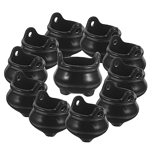 PERSELOSO 24 Stück Mikrolandschafts-puppenhausdekoration Massenhexe Winzige Zuckerkessel Mini-Halloween Miniatur-hexenzubehör Willkommen Figur Die Dekorationen Dein Black Plastik PERSELOSO 24 Stück Mikrolandschafts-puppenhausdekoration Massenhexe Winzige Zuckerkessel Mini-Halloween Miniatur-hexenzubehör Willkommen Figur Die Dekorationen Dein Black Plastik von PERSELOSO