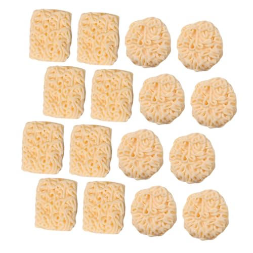 PERSELOSO 24 Stück Miniature Instant Noodle Realistische Spielnudeln für Puppenhaus Dekoration für DIY Mini Häuser und Fotorequisiten von PERSELOSO