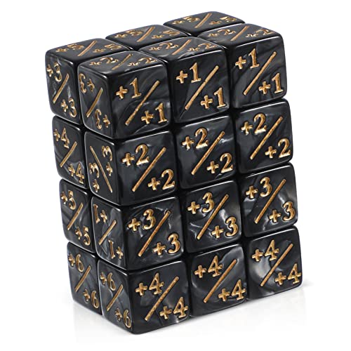 PERSELOSO 24 Stück Teiliges Würfelzähler Acryl Spielzubehör für Kartenspiele Kreative Lernspielzeuge für Partys Langlebig und Farbenfroh von PERSELOSO