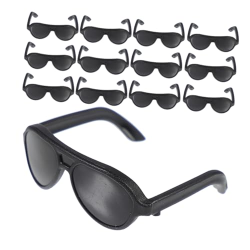PERSELOSO 24Stücke Mini Puppen Sonnenbrillen Zubehör für Puppenhaus Basteln Selbermachen Sicher und Langlebig Tolle Foto Requisite Perfektes von PERSELOSO