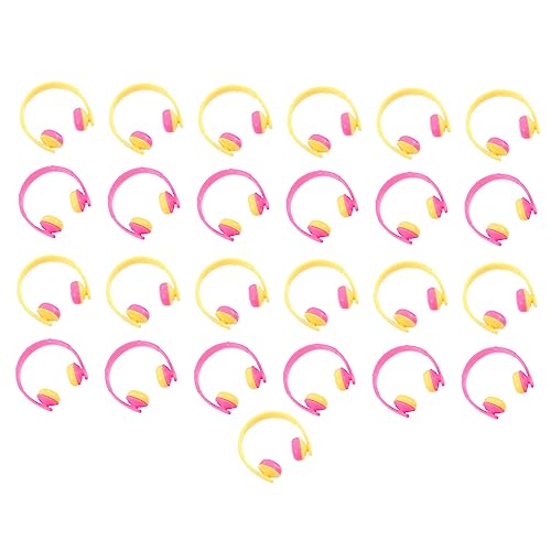 PERSELOSO 25 Stück Mini-Kopfhörer-Modell puppenhauszubehör Mini-Headset-Modell Miniatur-Headset-Modell Puppenhaus-Layout Puppenhauslieferungen Headset-Modell-Verzierung Mini-Hausschmuck PVC PERSELOSO 25 Stück Mini-Kopfhörer-Modell puppenhauszubehör Mini-Headset-Modell Miniatur-Headset-Modell Puppenhaus-Layout Puppenhauslieferungen Headset-Modell-Verzierung Mini-Hausschmuck PVC von PERSELOSO
