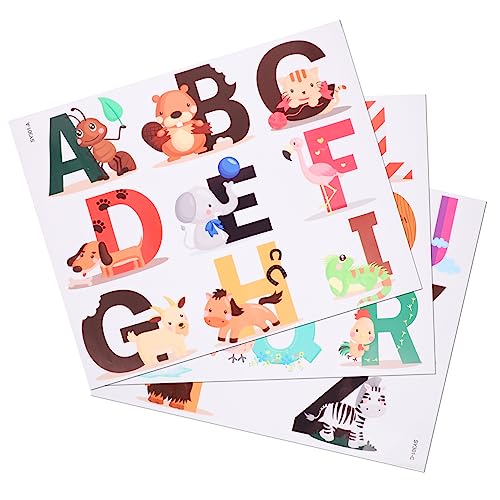 PERSELOSO 26Stücke Eva Aufkleber Tierisches Alphabet für Kinderzimmer Farbenfrohe Nicht Magnetische Wandtattoos zur Alphabet Erkennung Pädagogisches für Kreative Dekoration und Lernen PERSELOSO 26Stücke Eva Aufkleber Tierisches Alphabet für Kinderzimmer Farbenfrohe Nicht Magnetische Wandtattoos zur Alphabet Erkennung Pädagogisches für Kreative Dekoration und Lernen von PERSELOSO