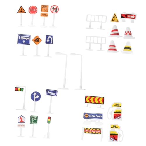 PERSELOSO 28Stücke Verkehrsschilder Set für Teiliges Kognitionsspielzeug Verkehrssicherheit und Regeln für Kindergarten und Lernspiele und Farbenfroh PERSELOSO 28Stücke Verkehrsschilder Set für Teiliges Kognitionsspielzeug Verkehrssicherheit und Regeln für Kindergarten und Lernspiele und Farbenfroh von PERSELOSO