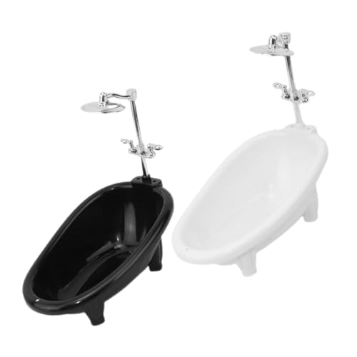 PERSELOSO 2Er Set Badezimmerzubehör Babybadwanne Puppe Badespielzeug Spielhaus Badewanne Mini Badewanne Miniaturbadewanne Badewannenspielzeug für Babys Spielzeugbadewanne Plastik PERSELOSO 2Er Set Badezimmerzubehör Babybadwanne Puppe Badespielzeug Spielhaus Badewanne Mini Badewanne Miniaturbadewanne Badewannenspielzeug für Babys Spielzeugbadewanne Plastik von PERSELOSO