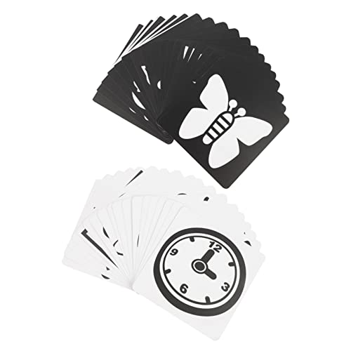 PERSELOSO 2sätze Neuer Titel Zwei Sets Hochkontrast Lernkarten Für Neugeborene Sicherheitsbedruckte Spielkarten Für Sensorisches Spielzeug Zur Kognitiver Fähigkeiten Und Visueller PERSELOSO 2sätze Neuer Titel Zwei Sets Hochkontrast Lernkarten Für Neugeborene Sicherheitsbedruckte Spielkarten Für Sensorisches Spielzeug Zur Kognitiver Fähigkeiten Und Visueller von PERSELOSO