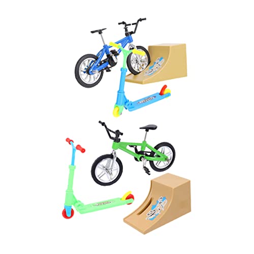 PERSELOSO 2sätze Mini Finger Skateboard Mit Rampen Tragbares Für Partys Und Kreative Spiele Für Fidget Und Sensorik Fördert Die Vorstellungskraft Handwerk von PERSELOSO