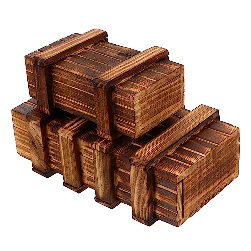 PERSELOSO 2Stücke Holz Geheimschublade Puzzle Intelligente Box mit Trickmechanismus für Erwachsene Aufbewahrung für Karten und Bargeld Sicher und Unterhaltsam PERSELOSO 2Stücke Holz Geheimschublade Puzzle Intelligente Box mit Trickmechanismus für Erwachsene Aufbewahrung für Karten und Bargeld Sicher und Unterhaltsam von PERSELOSO