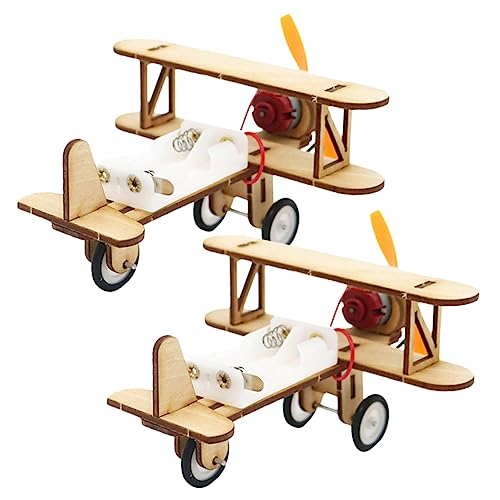 PERSELOSO 2Stücke Holzmodell Flugzeug DIY Elektrisches Schwebemodell für Pädagogisches Kreativität und Geschicklichkeit für Jungen Batterie PERSELOSO 2Stücke Holzmodell Flugzeug DIY Elektrisches Schwebemodell für Pädagogisches Kreativität und Geschicklichkeit für Jungen Batterie von PERSELOSO